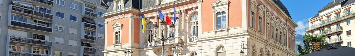 Façade de l'hôtel de ville de Chambéry